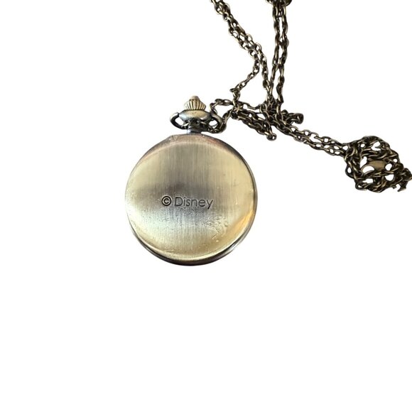 Disney The Little Mermaid Ursula & Ariel Pocket Watch Necklace With Chain Bronze - Picture 4 of 6